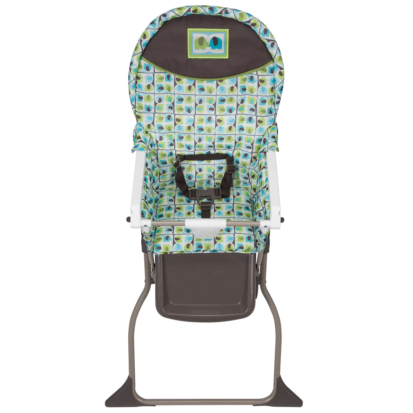 Cosco Simple Fold High Chair with 3-Position Tray (Elephant Squares)