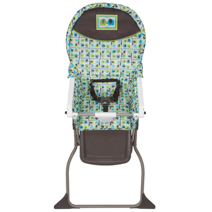 Cosco Simple Fold High Chair with 3-Position Tray (Elephant Squares)