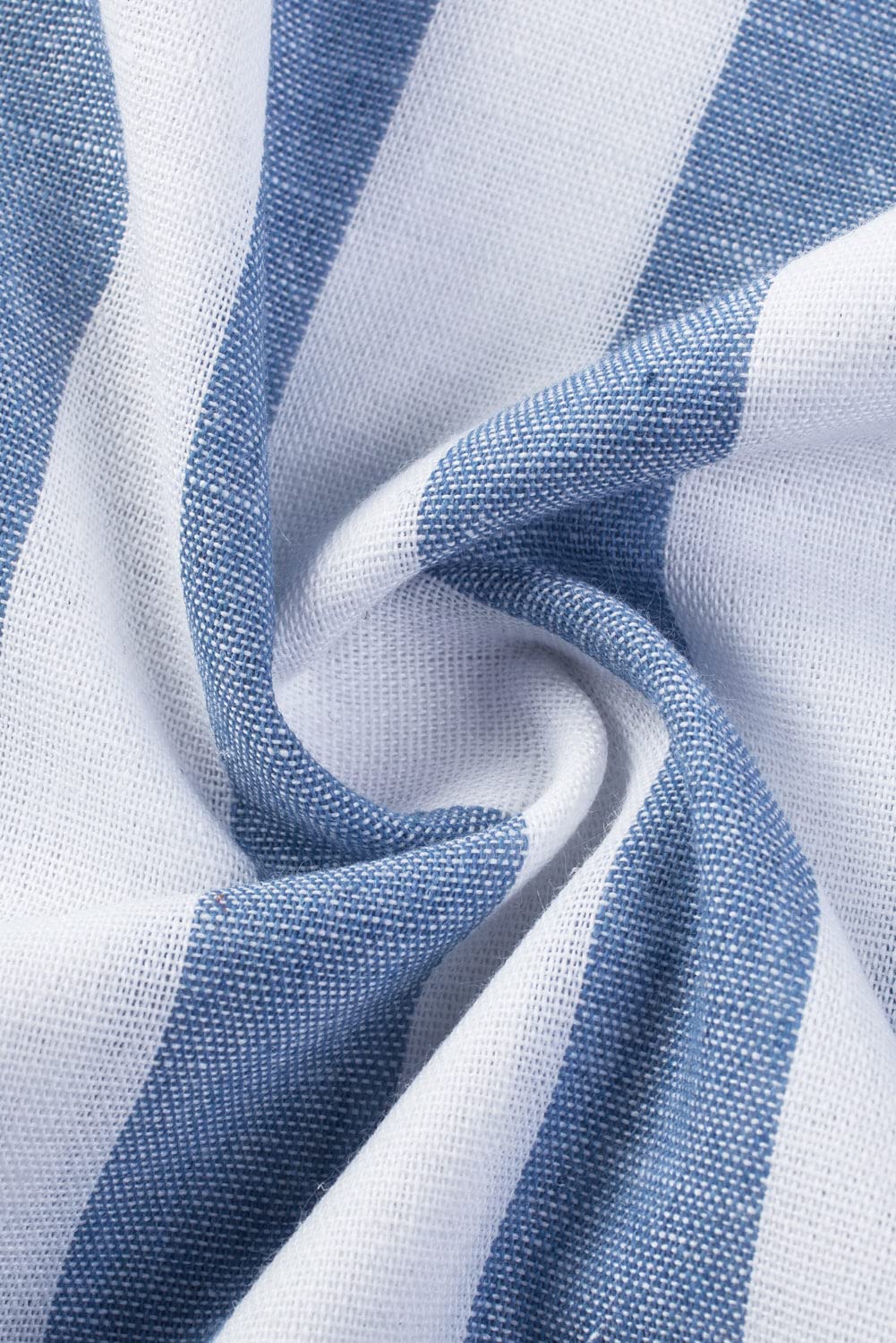 JMIERR Men's Summer Casual Stylish Short Sleeve Button-Down Shirts Cotton Linen Vertical Striped Dress Shirts Beach Hawaiian Shirt Cruise Wear Men, S, Sky Blue