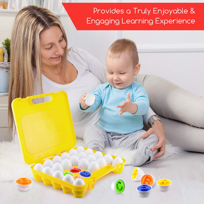26 Pc Montessori Alphabet Matching Eggs Educational Toy