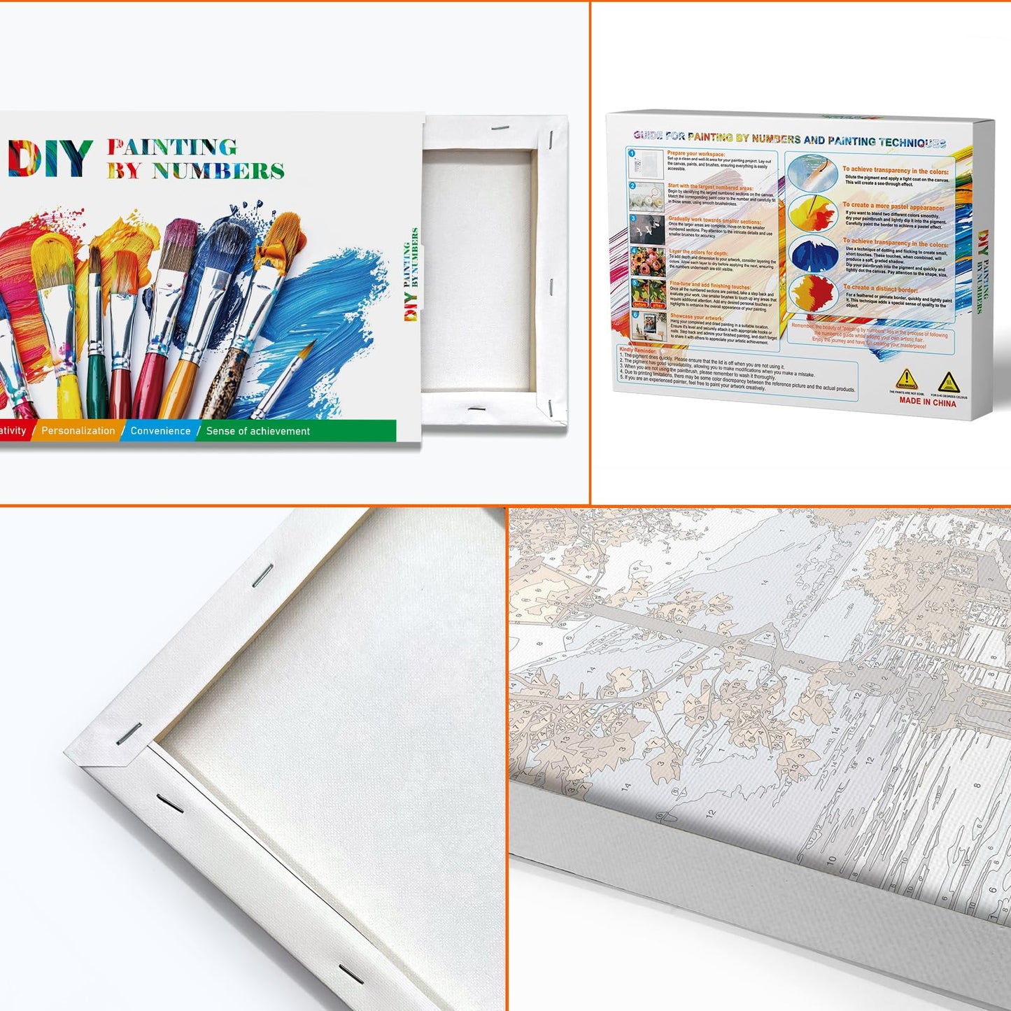 Paint by Numbers Kit for Adults - JOOZ