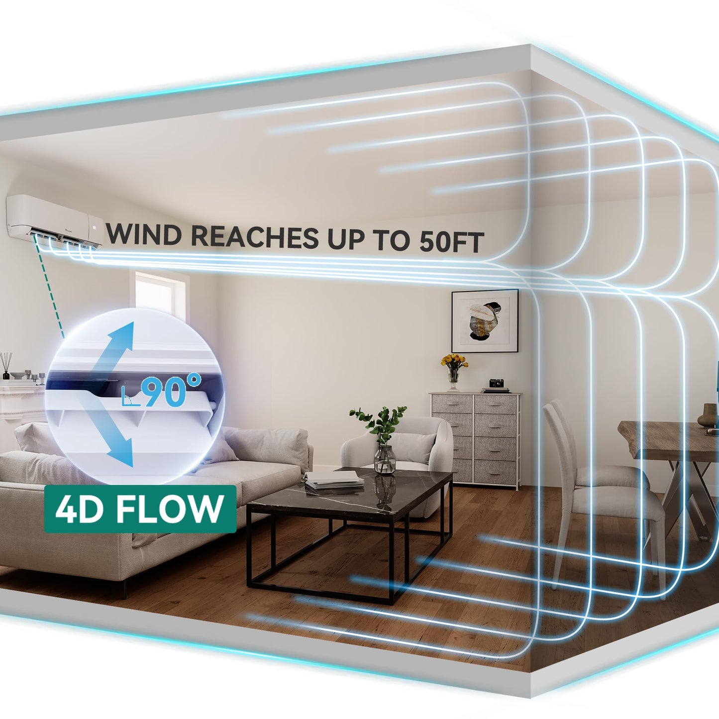 9000 BTU YITAHOME Mini Split AC Heat Pump