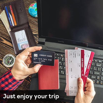 Slim RFID Bifold Wallet for Men - Travelambo