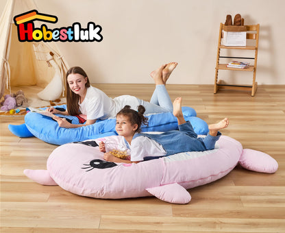 Bean Bag Chair with Dolphin Design for Kids