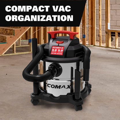5 Gallon ECOMAX Wet Dry Vacuum with Suction