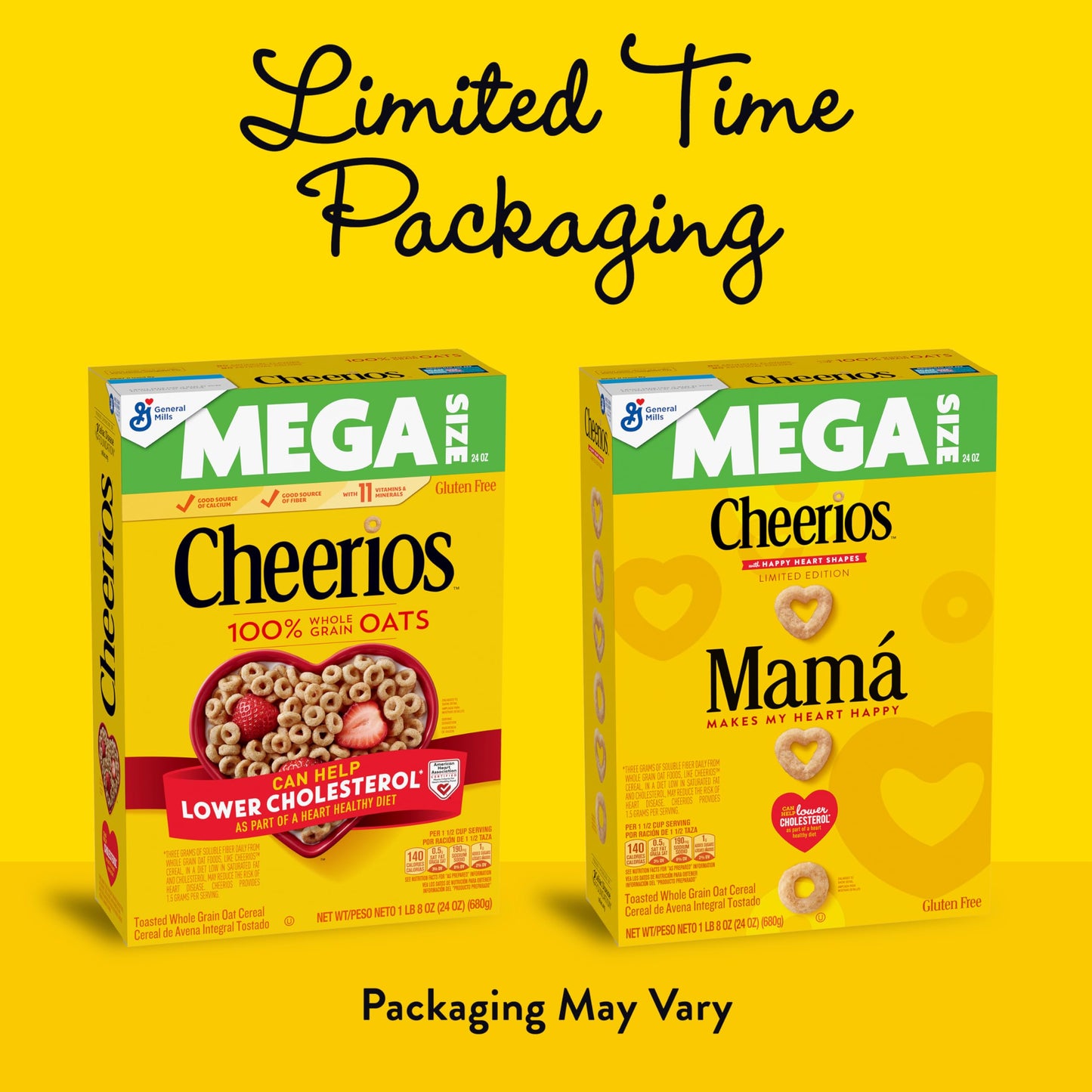 Mega Size Cheerios Gluten Free Breakfast Cereal 24oz