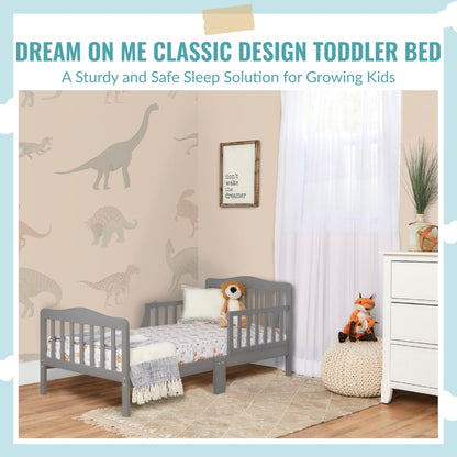 Dream On Me Classic Toddler Bed with Safety Rails