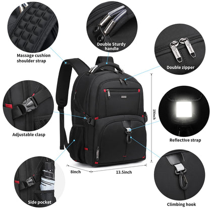 DUSLANG 50L Travel Laptop Backpack for 17"