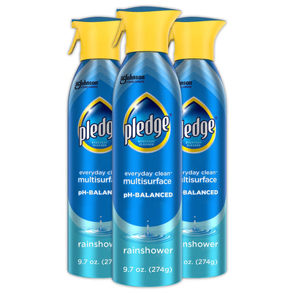Pledge 3 Pack pH-Balanced Multisurface Cleaner