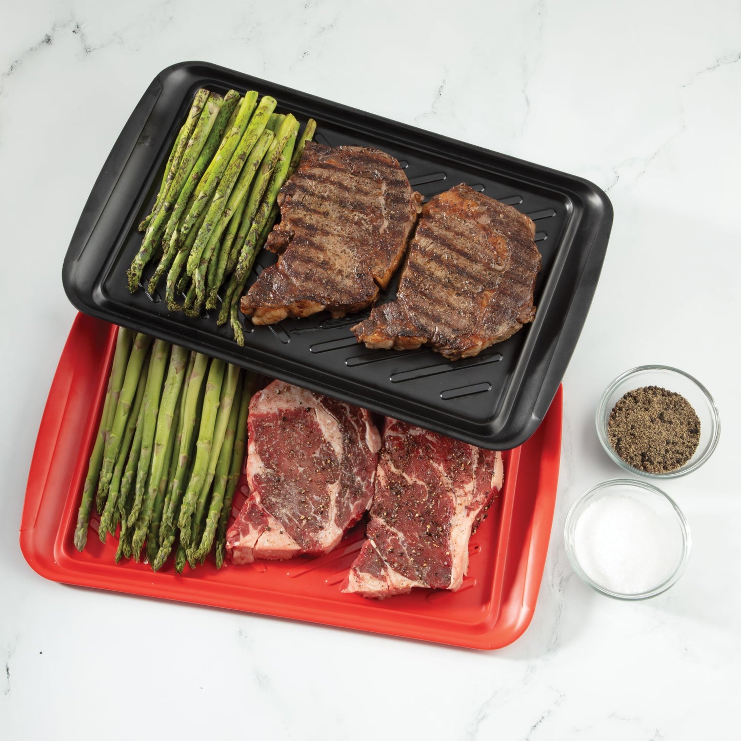 Cuisinart BBQ Safe Grilling Prep Trays, 2-Pack