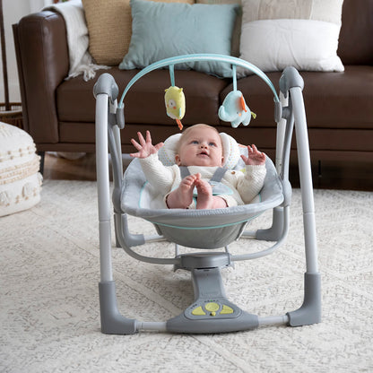 Ingenuity 5-Speed Portable Baby Swing with Toys