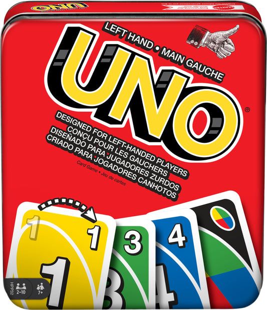 Mattel UNO Card Game for Left-Handed Players