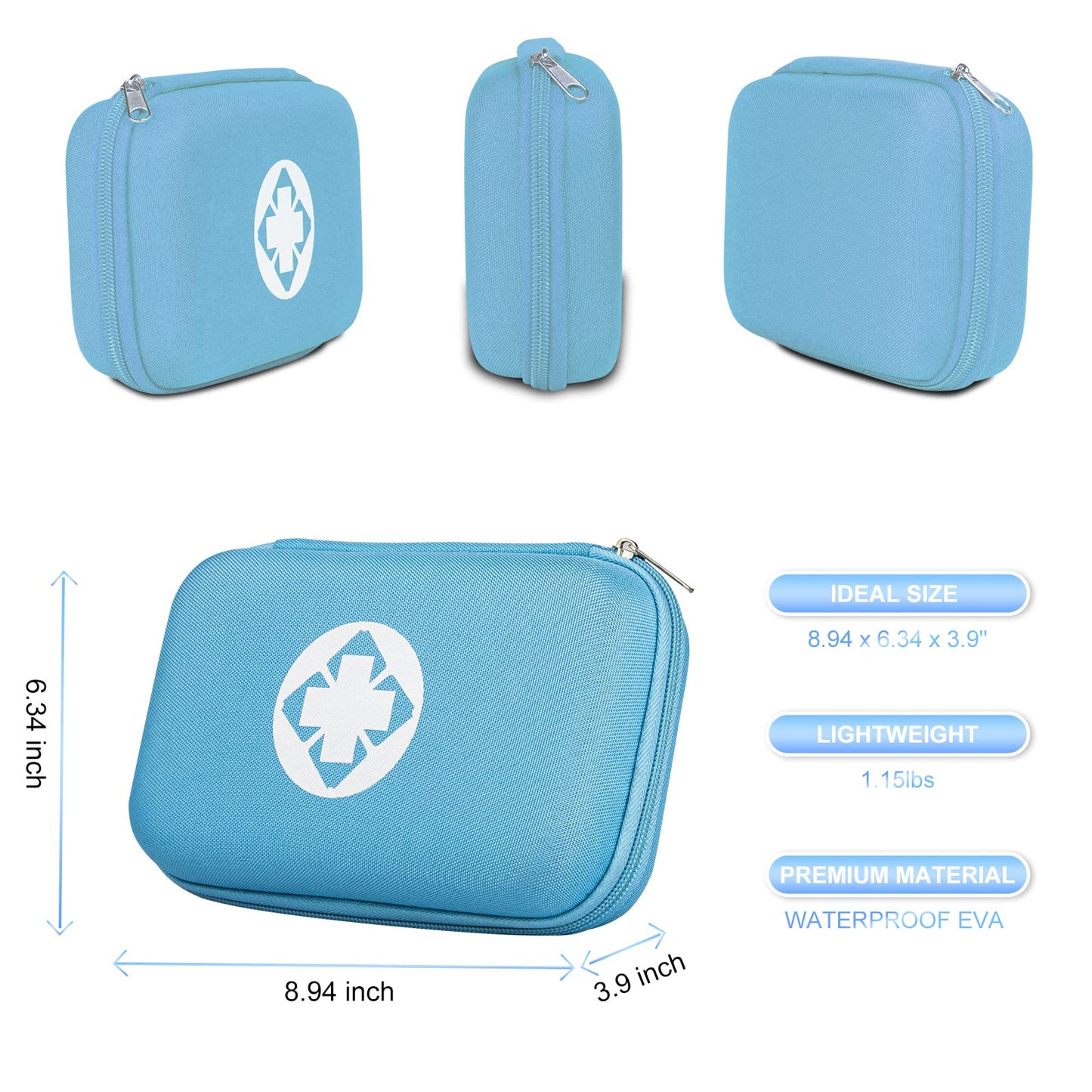 274PCS First Aid Kit for Car and Outdoors