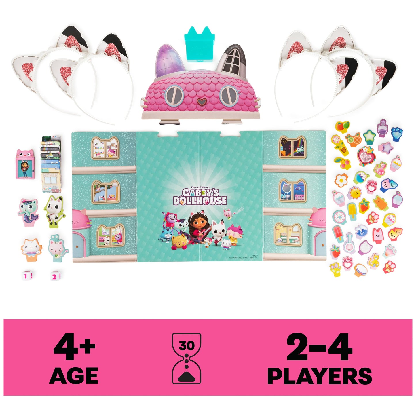 Gabby’s Dollhouse Meow-Mazing Board Game for Kids