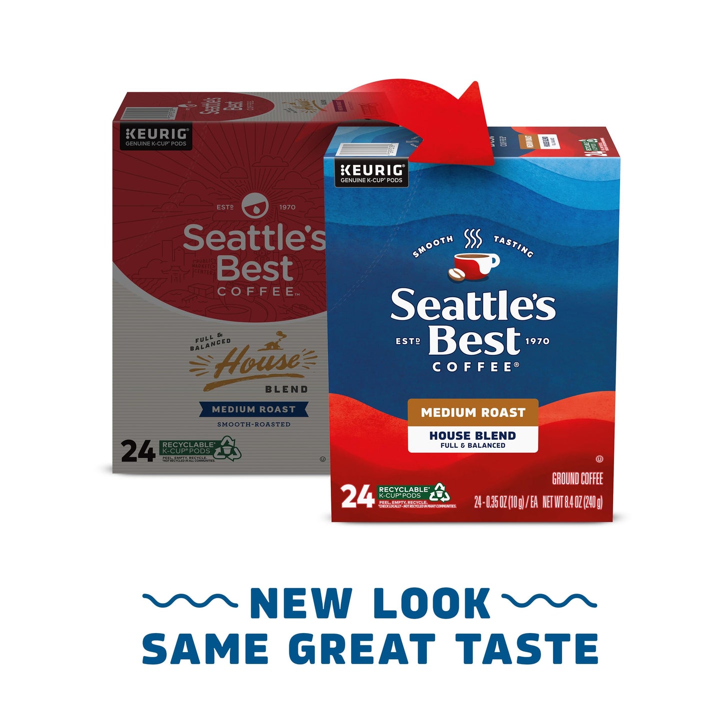 Seattle’s Best Medium Roast K-Cup Pods, 96 Count