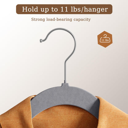 60 Pack Non-Slip Velvet Hangers