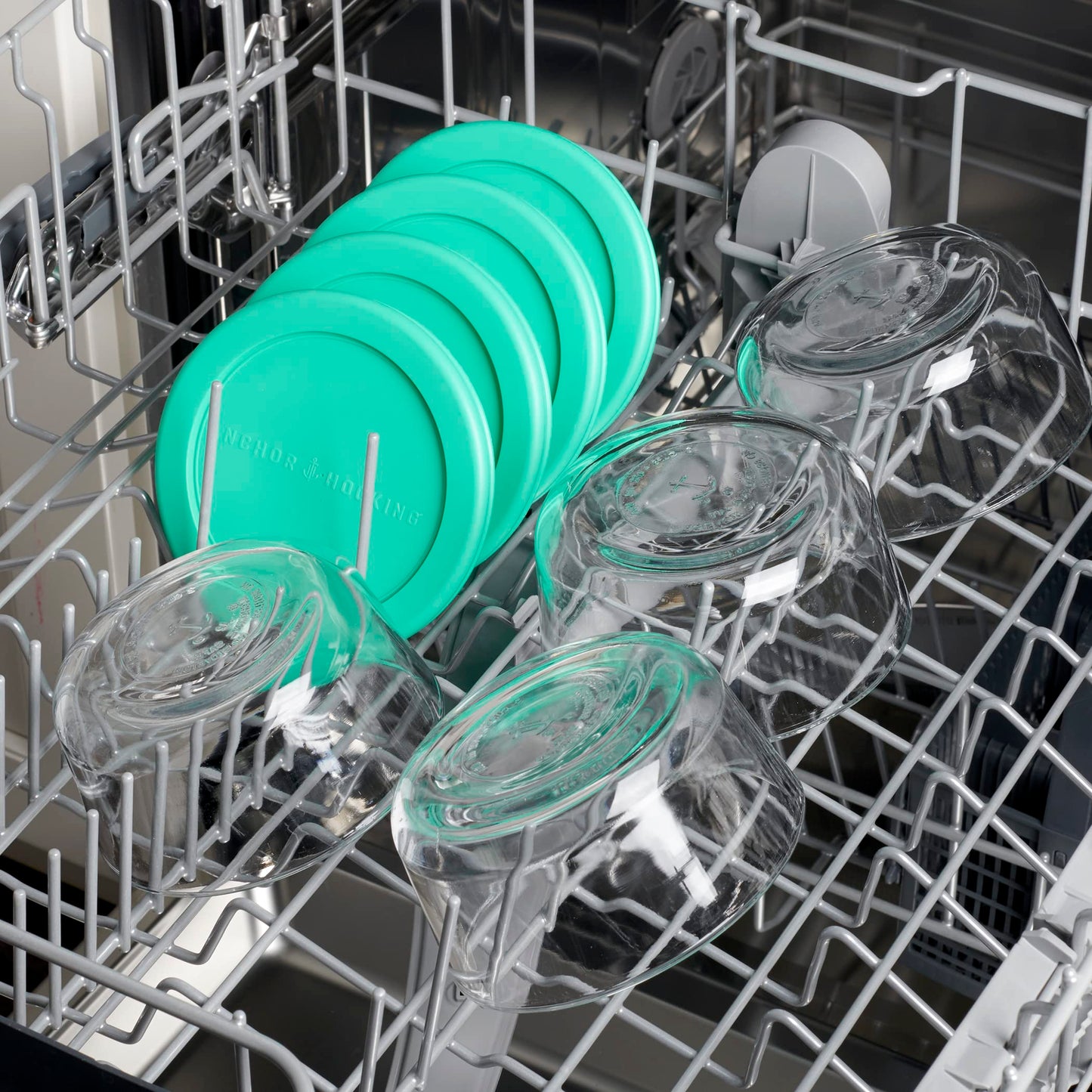 4-Pack Anchor Hocking Glass Storage Containers with Lids
