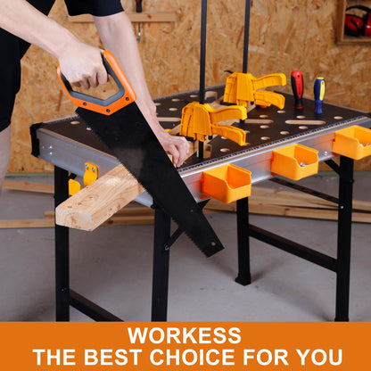 1000Lbs WORKESS Heavy Duty Folding Workbench