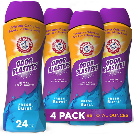 4 Pack Arm & Hammer Scent Booster Fresh Burst