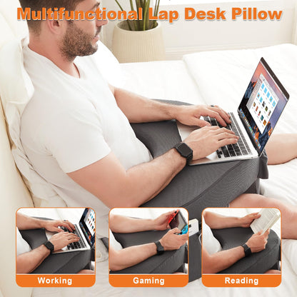 Lap Desk Pillow for Laptop and Reading