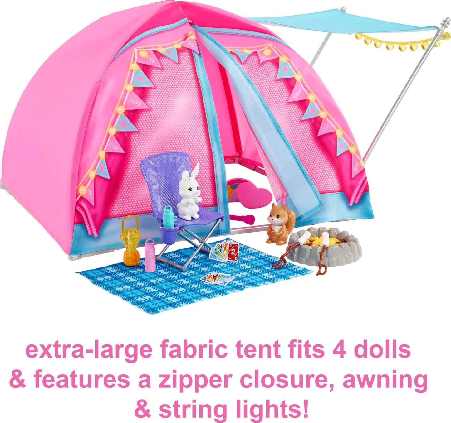 Barbie Camping Playset with 2 Dolls & Accessories