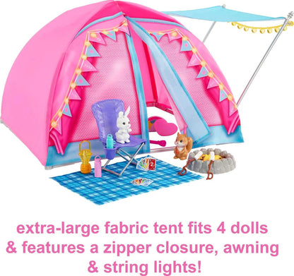 Barbie Camping Playset with 2 Dolls & Accessories