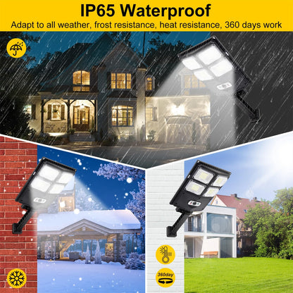 TFKK Solar Motion Sensor Flood Lights, 2PCS