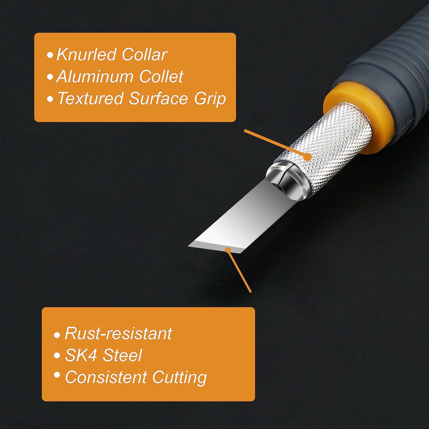 136-Piece Precision Hobby Knife Set by MULWARK