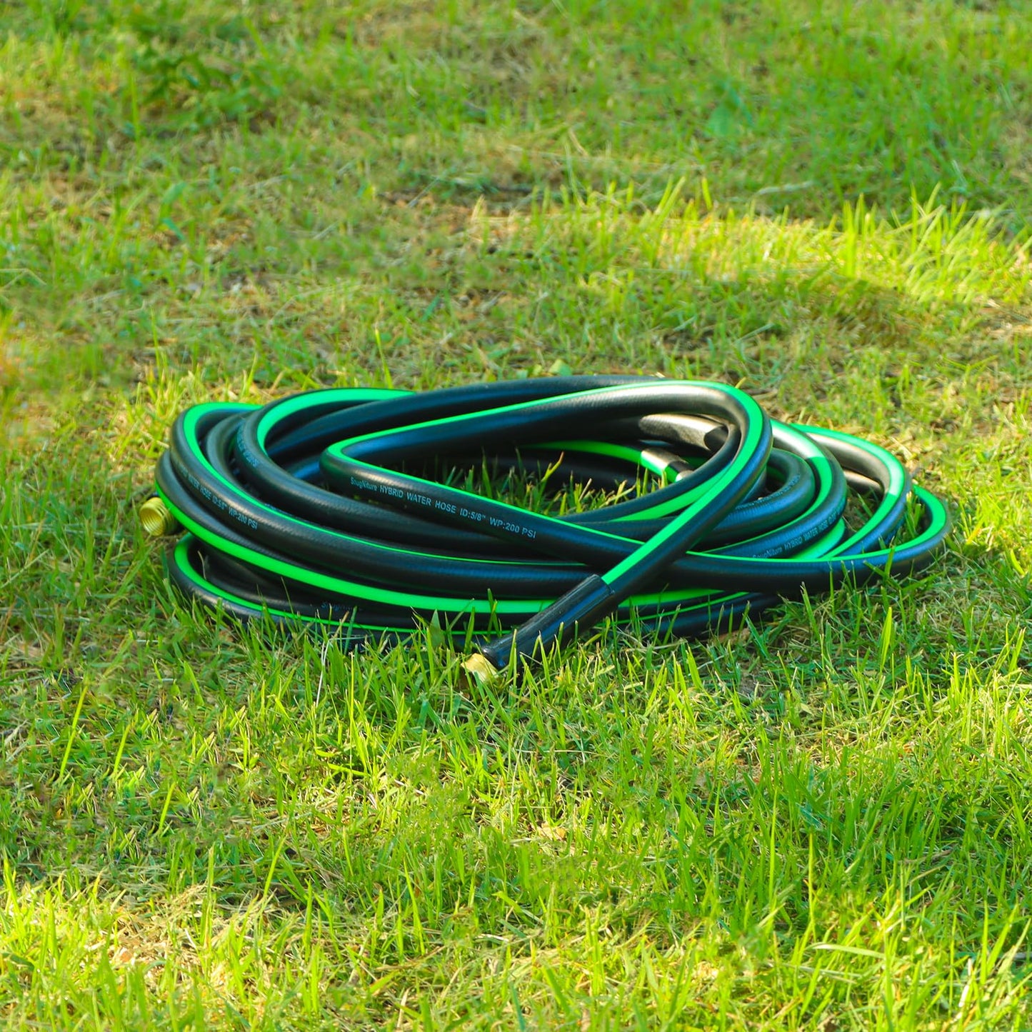 SnugNiture 50ft Heavy Duty Garden Hose with Fittings