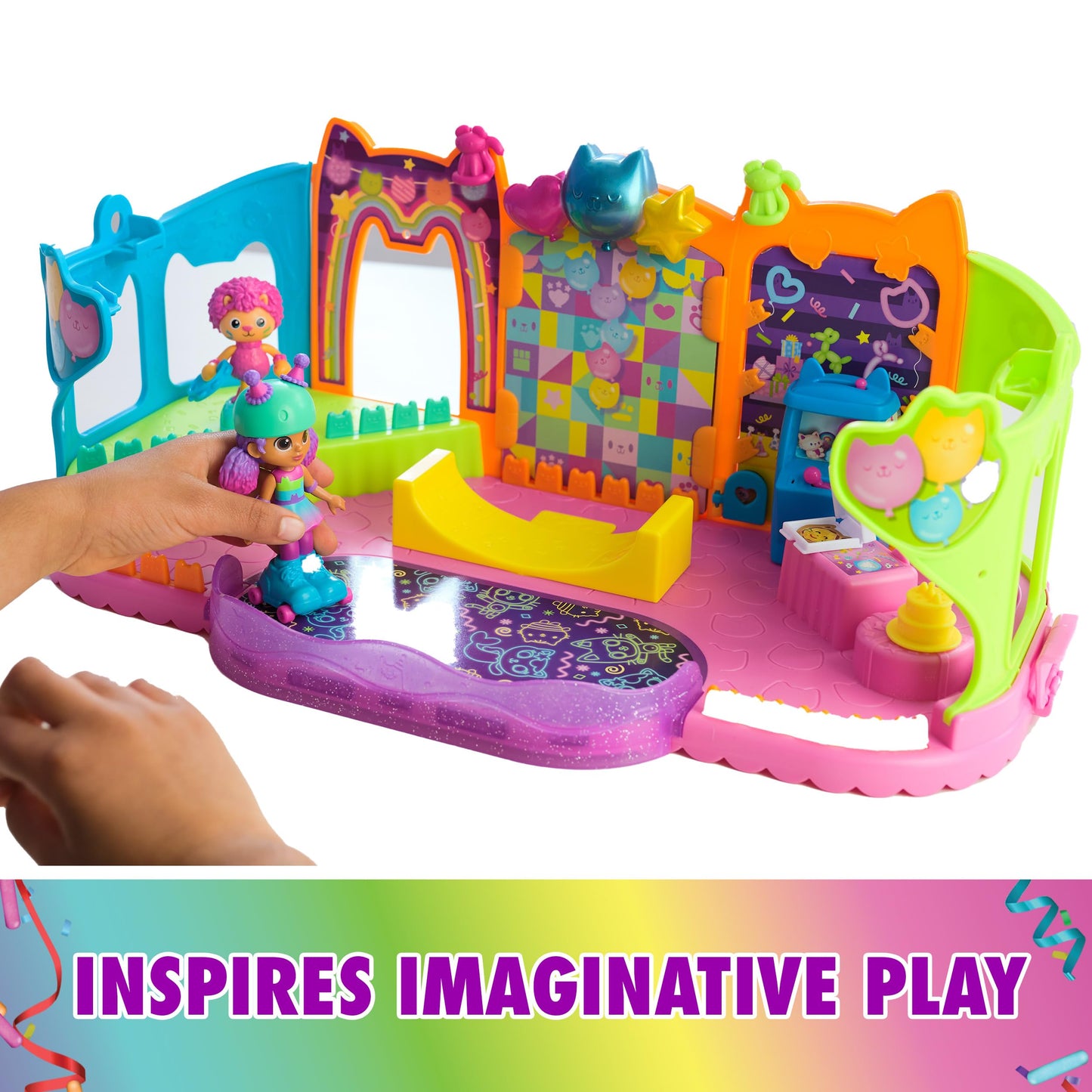 Gabby's Dollhouse Party Room Playset with Figures