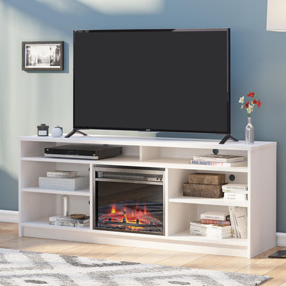 Ameriwood Home Fireplace TV Stand for 65 Inch TVs