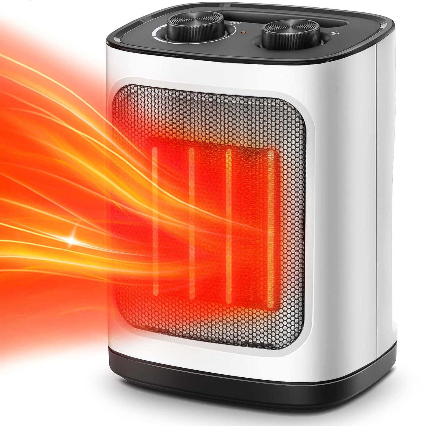 Kismile Portable Electric Space Heater with Thermostat