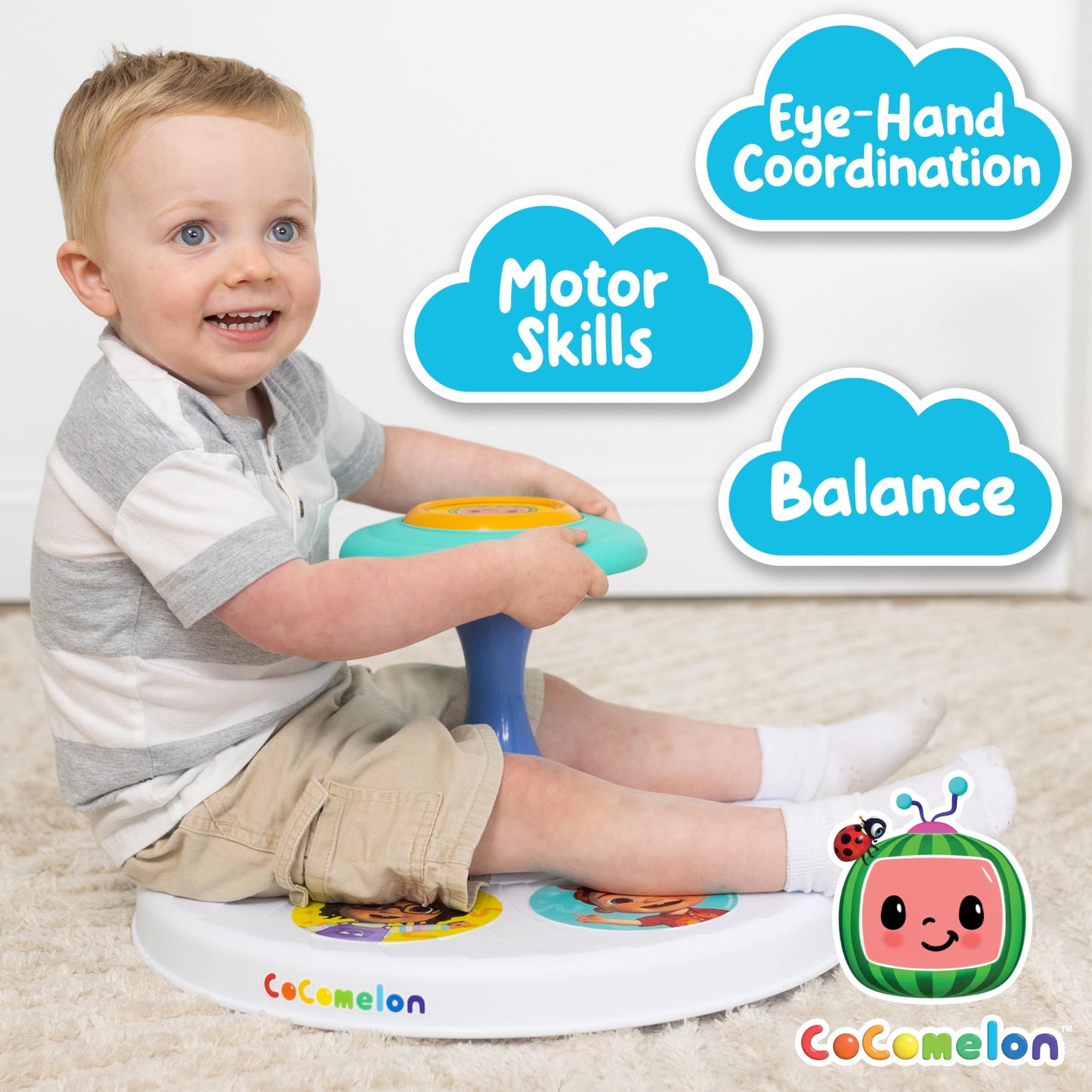 CoComelon Twist-N-Twirl Spinning Activity Toy