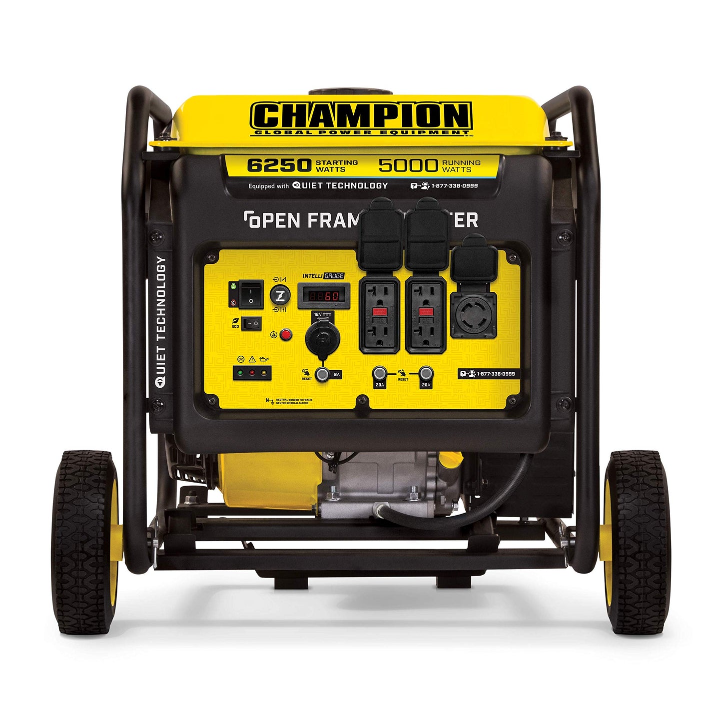 Champion Power Equipment 6250-Watt Portable Open Frame Inverter Generator with Quiet Technology