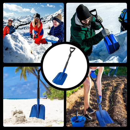 CHANGE MOORE Lightweight Collapsible Snow Shovel Set