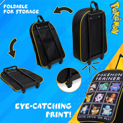 Pokemon Foldable Kids Trolley Suitcase 15"