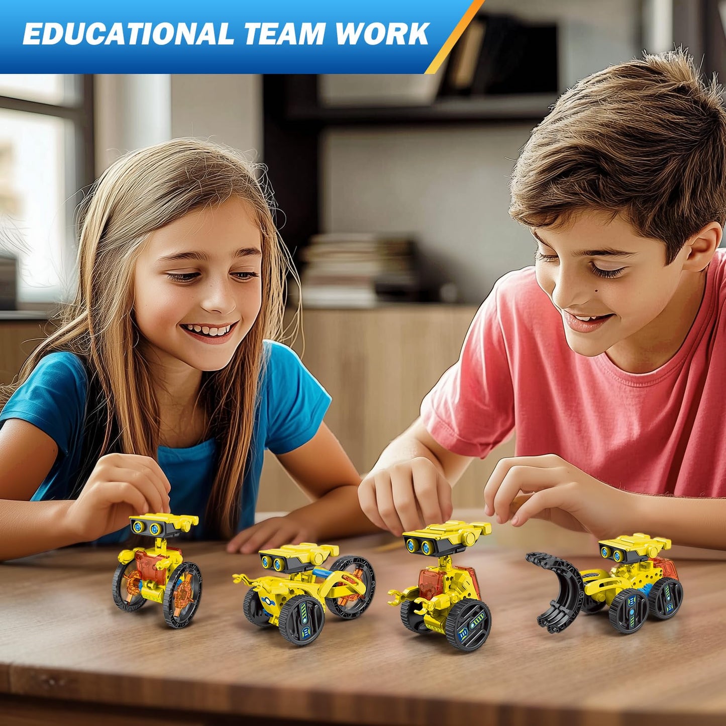 12-in-1 Robot Building Kit for Kids