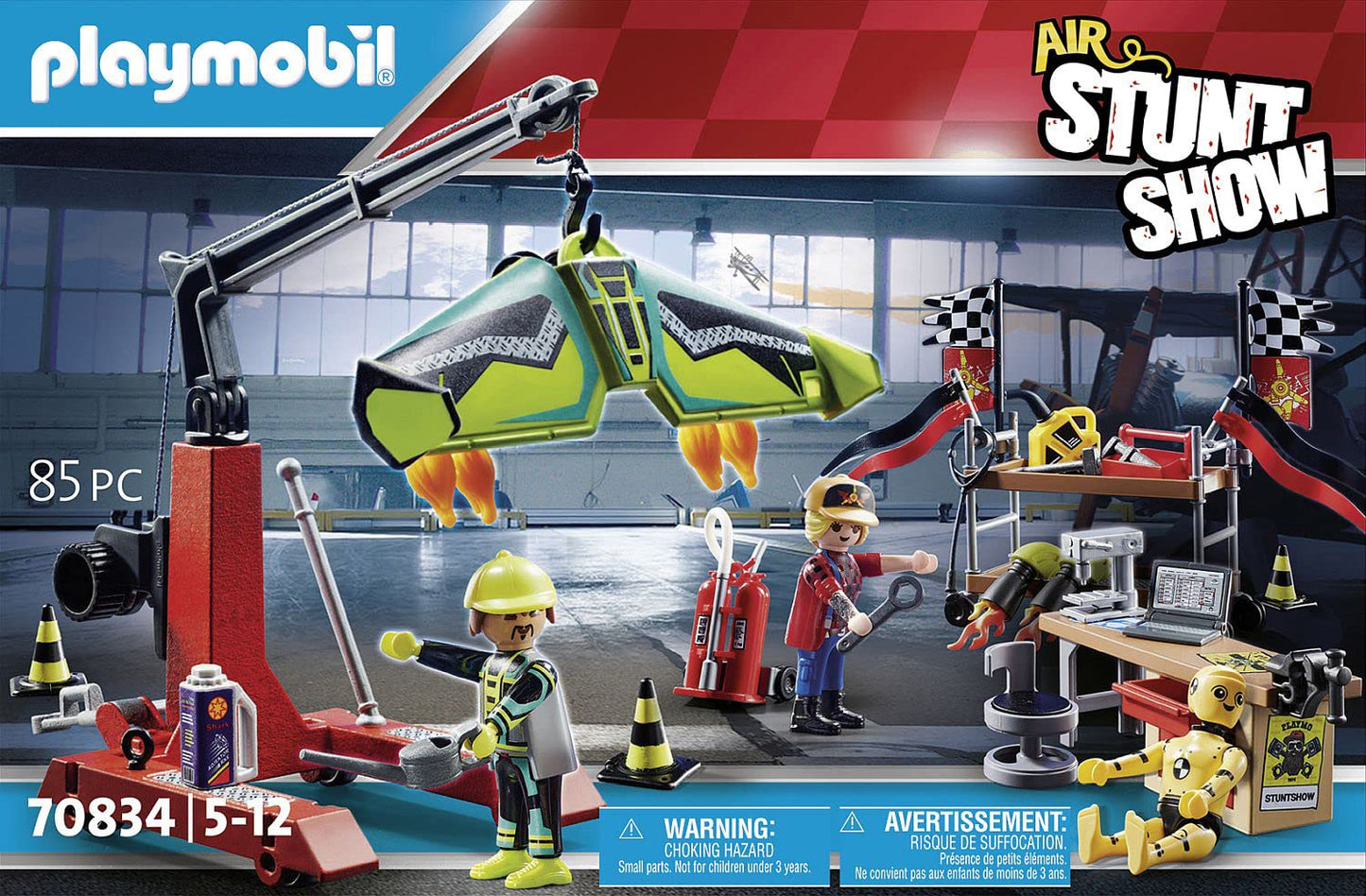 Playmobil Air Stunt Show Service Station Set