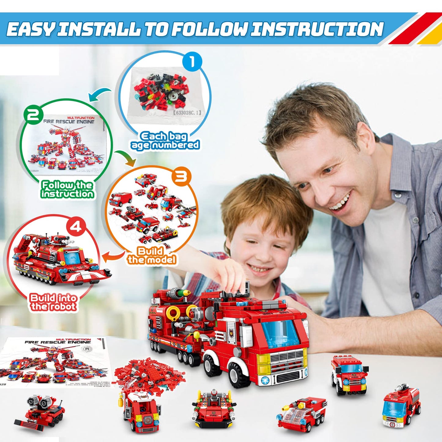STEM Robot Building Toys for Creative Kids