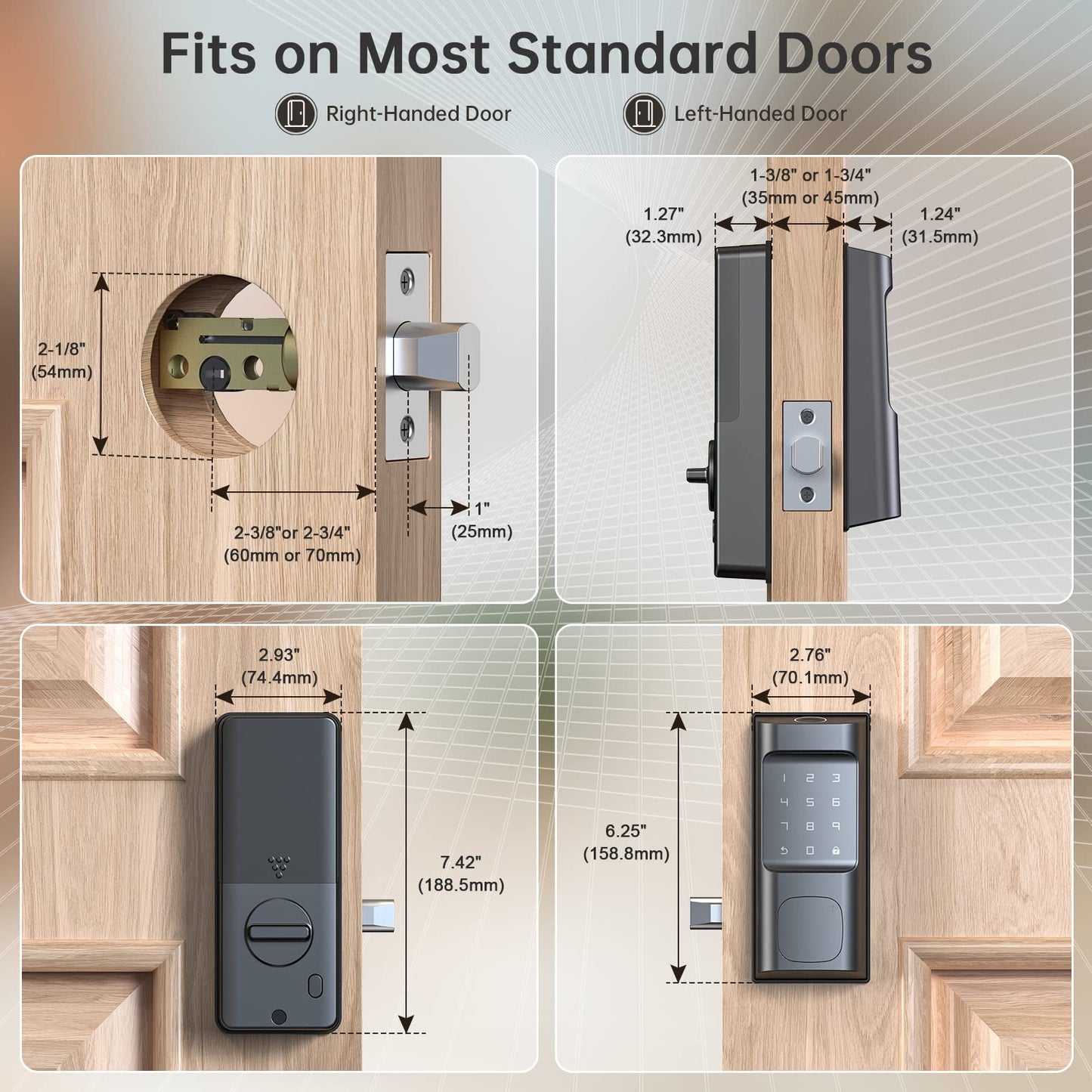 IRONZON Smart Keyless Entry Deadbolt Lock