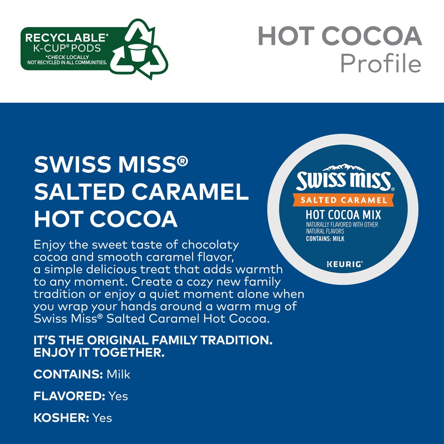 Swiss Miss Salted Caramel Hot Cocoa K-Cups