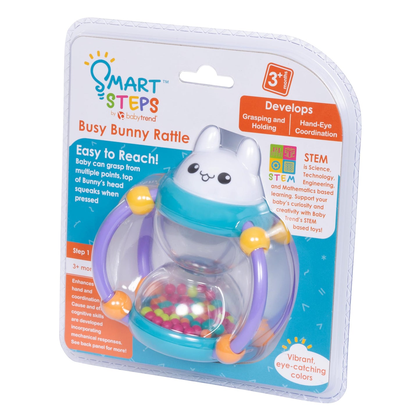 Smart Steps Busy Bunny Baby Rattle Toy