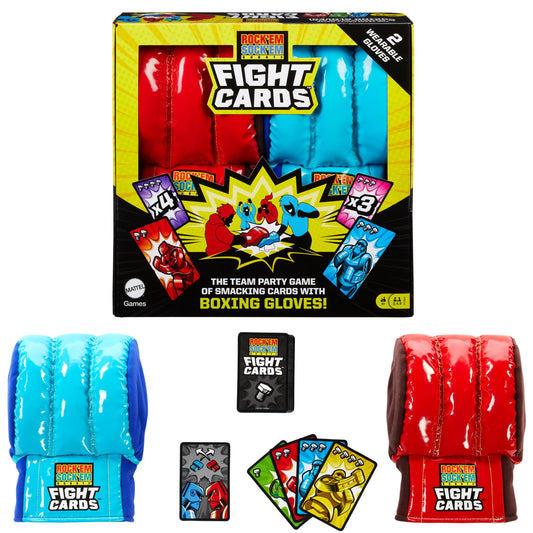 Mattel Games Rock 'Em Sock 'Em Robots Card Game