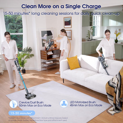 MIUZZY Cordless Vacuum Cleaner with Powerful Suction