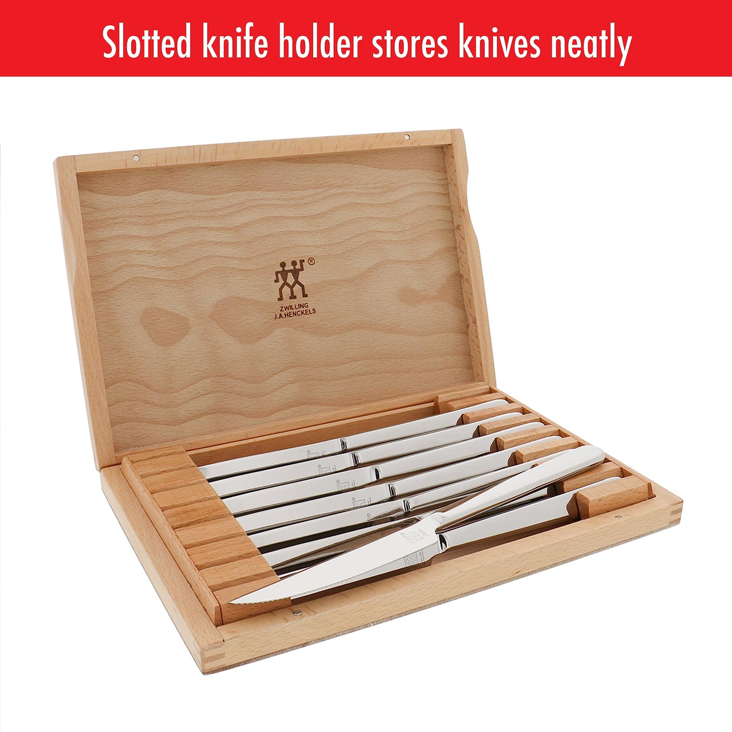 ZWILLING 8-Piece Razor-Sharp Steak Knife Set