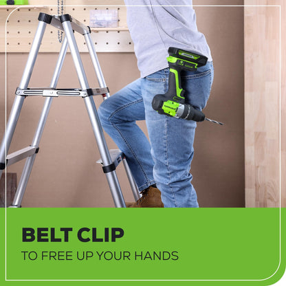 Greenworks 24V Brushless Hammer Drill with Battery