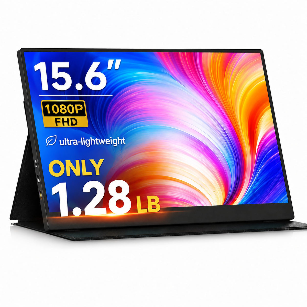 15.6-Inch 1080p Portable USB-C HDMI Monitor