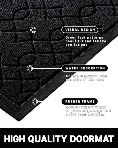 Yimobra Waterproof Non-Slip Outdoor Door Mat