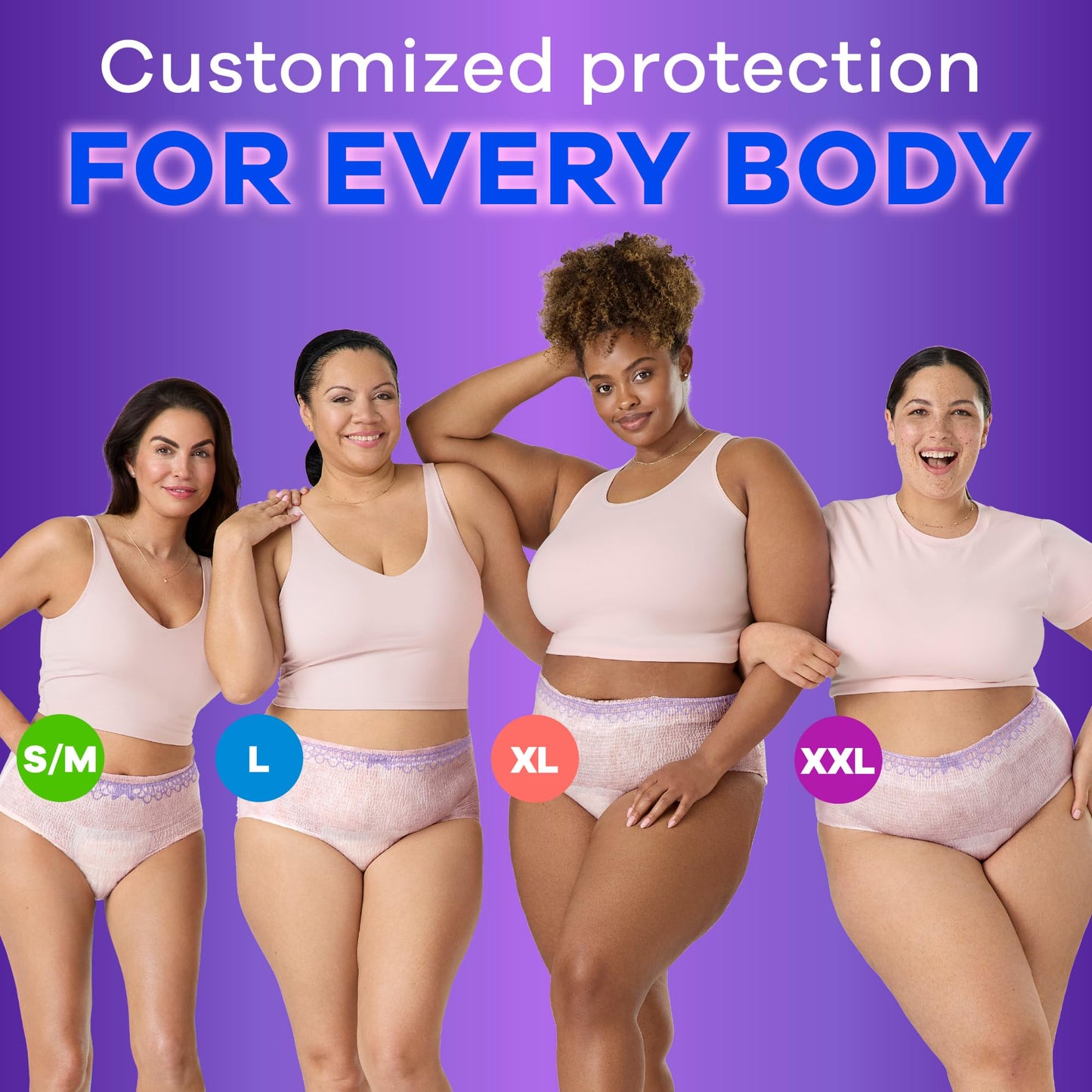 Always Discreet 76 Count Incontinence Underwear for Women