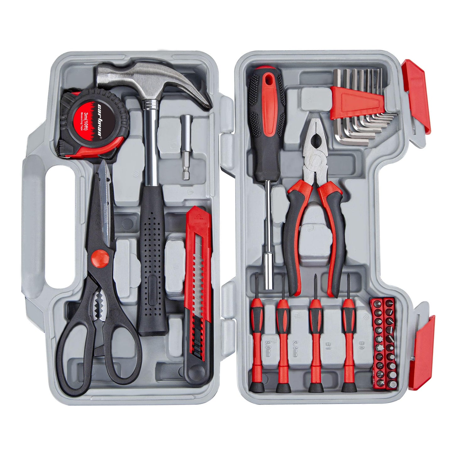 39-Piece Tool Set with Plastic Toolbox